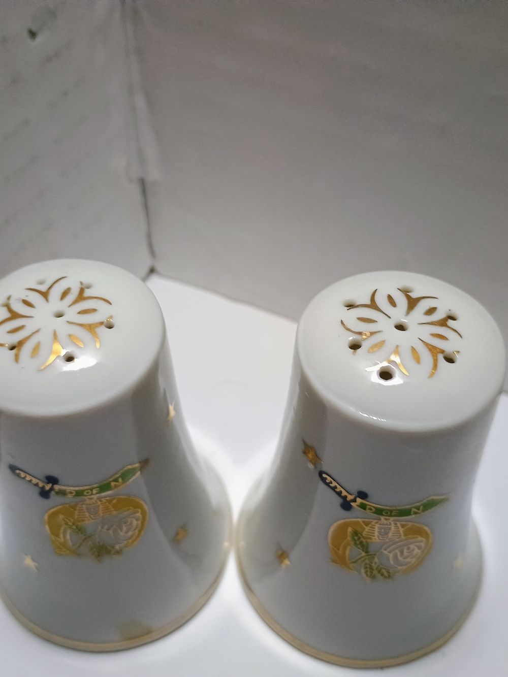 Lefton China Daughters Of The Nile Porcelain Salt & Pepper Shakers NIB